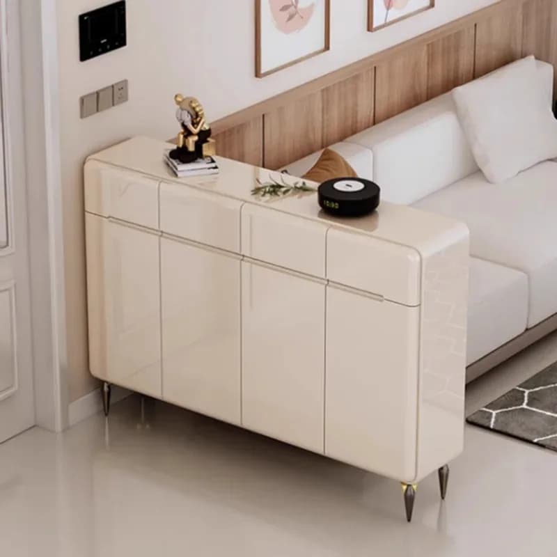 White Modern Shoe Rack Indoor Wood Storage System Dressing Rooms Shoe Rack Multifunction Vertical Zapatero Room Decorations