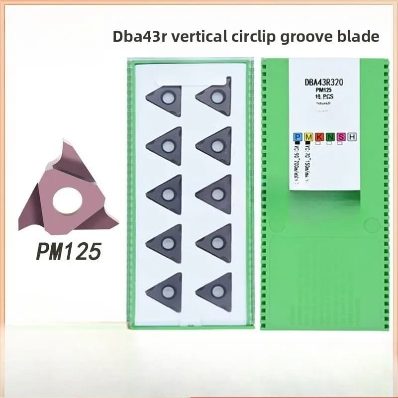 Chengdu Daoqin Vertical Mounted Circlip Groove Inserts & Shallow Groove Inserts DBA / GBA43R200, 300, 400, 520, Universal Grade