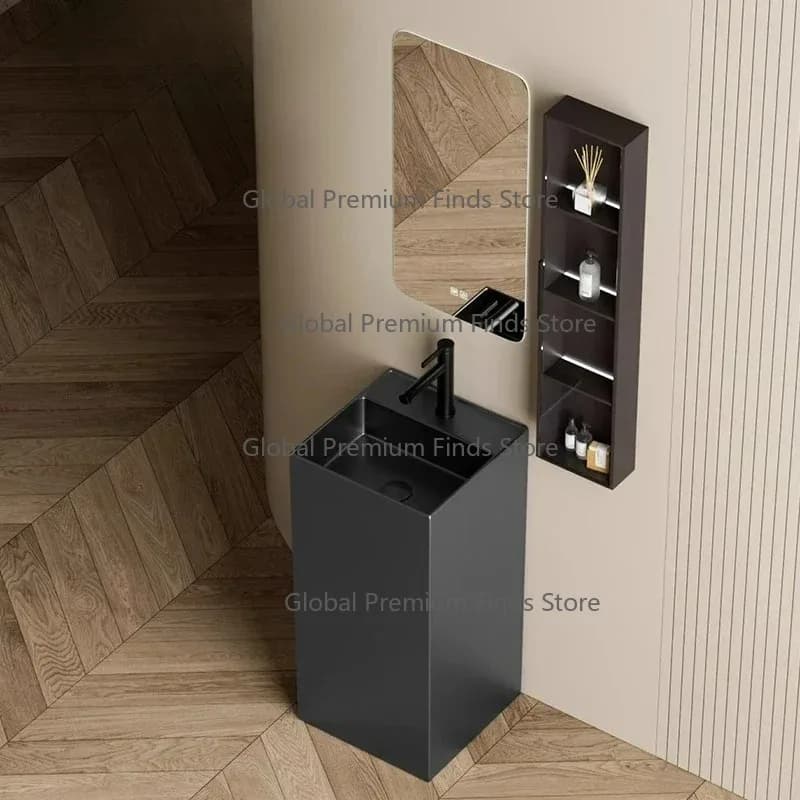 Balcony Column Basin Hotel Column Washbasin Outdoor Washbasin Courtyard
