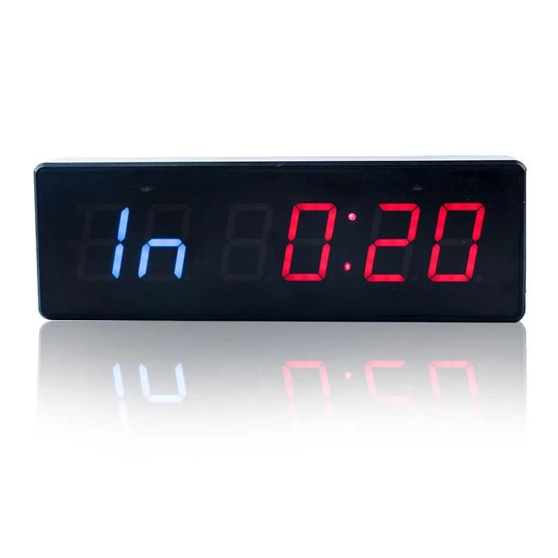 [Sports Fitness Exercise Timer] Household LED Electronic Timer Rest Training Time Cycle Display