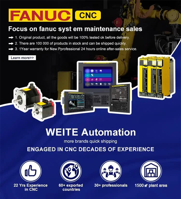 Industrial CNC Controller A02B-0166-C201/R CRT/MDI Unit for Manufacturing And Engineering