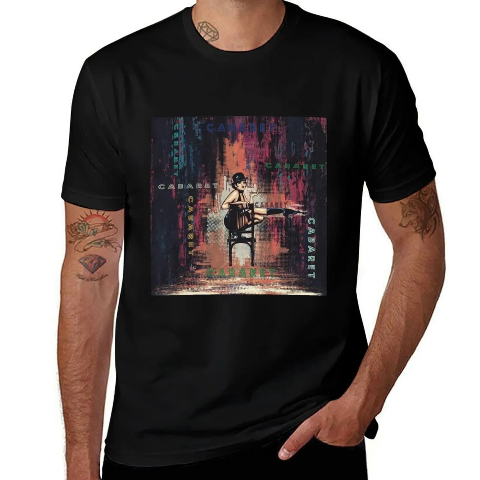 Cabaret, T-Shirt Active Wear Sports for Men T-Shirt