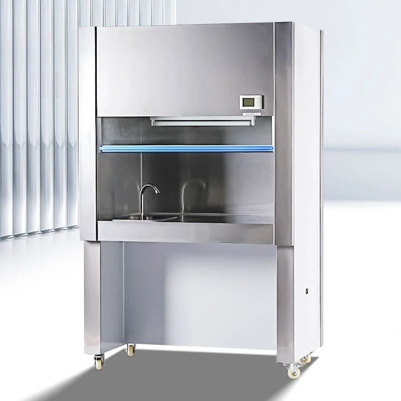 Laboratory Fume Hood All Steel Fume Hood Stainless Steel Cabinet Table