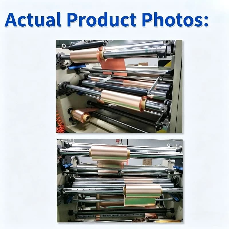 Electrolytic Copper Foil 9μm 15μm Single Double Bright Side for Li‑ion Battery Anode Substrate Current Collector
