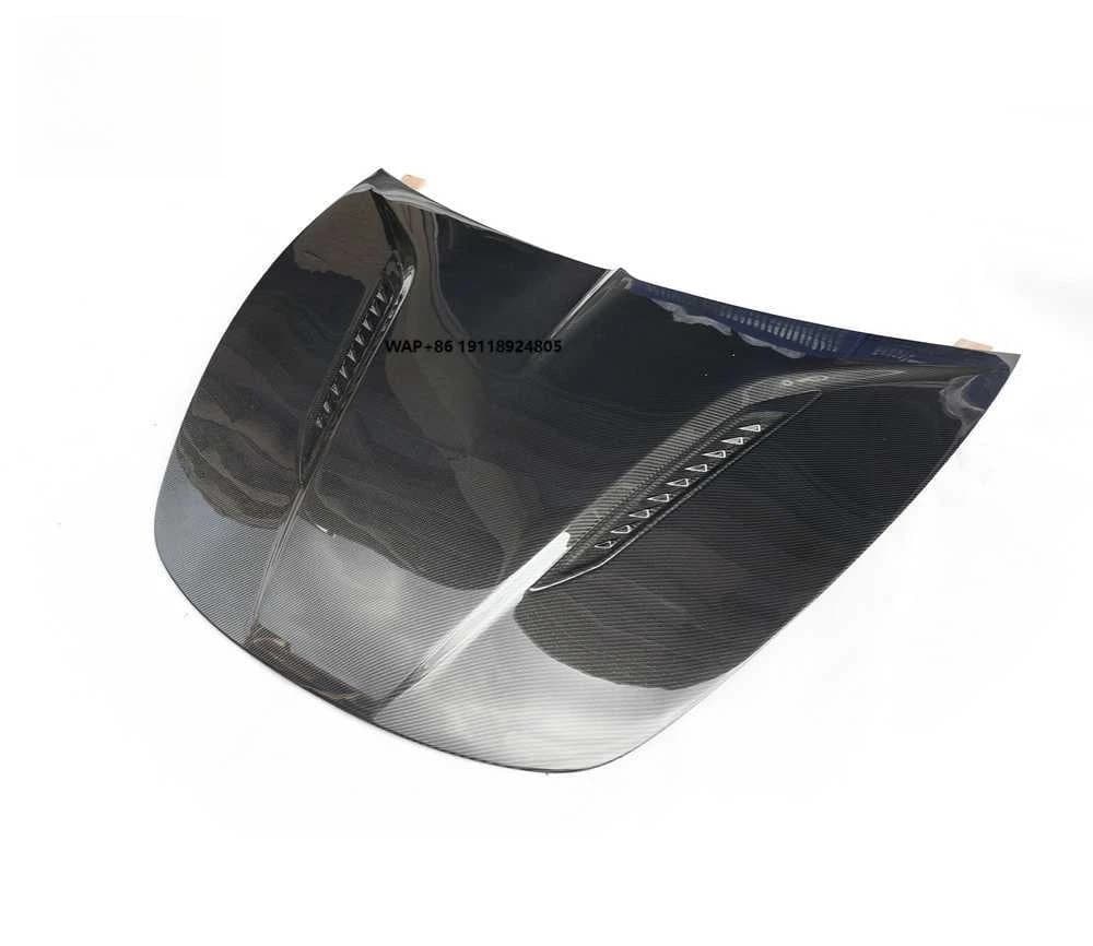 MODEL 3/Y Double-sided Carbon Fiber Engine Hood Cover Bonnet a Style for  Model 3 Y Replacement Body Kit