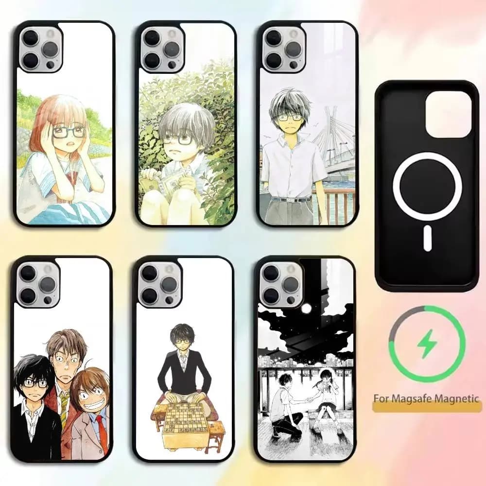 March Comes in Like a Lion-Momo-Akari- Phone Case For iPhone17,16,15,14,13,12,11 Plus,Pro Supports Magnetic Wireless Charging
