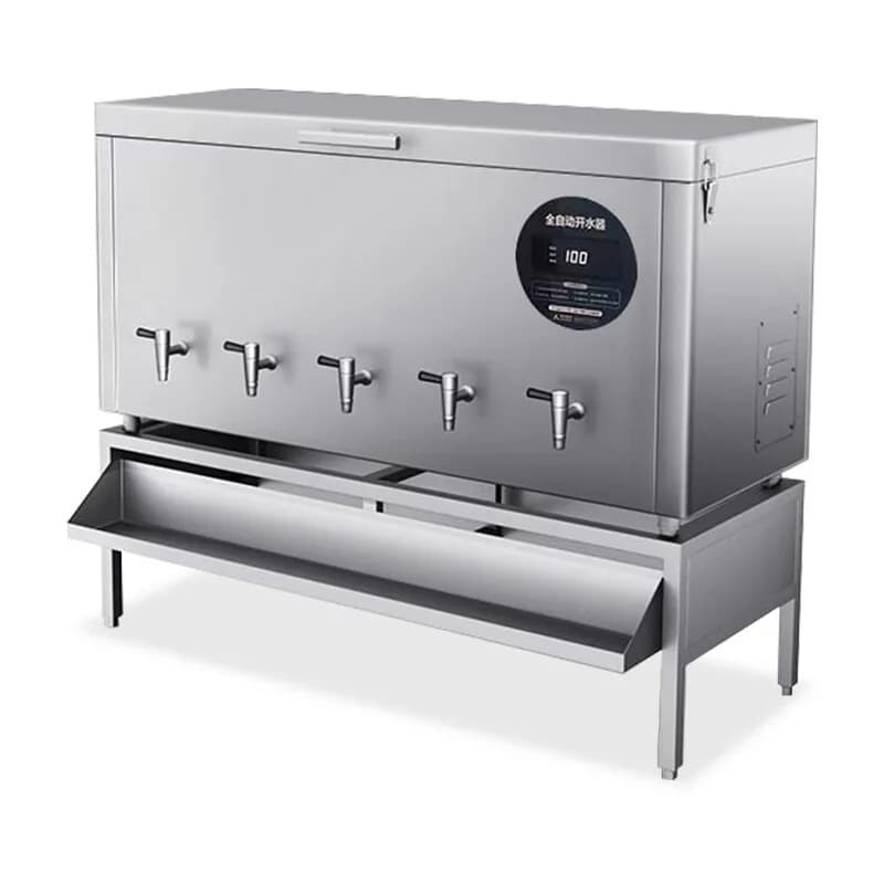 Water Boiler Commercial Electric Water Boiler Large Capacity Horizontal Water Cabinet for Campus Construction Site Five Outlets
