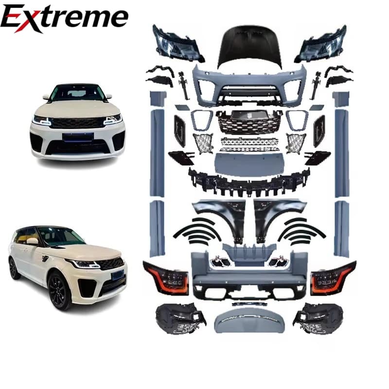 For Range Rover Sport Car Conversion Facelift Bodykit 2014-2017 Upgrade Changed to 2018-2021 SVR Body Kits