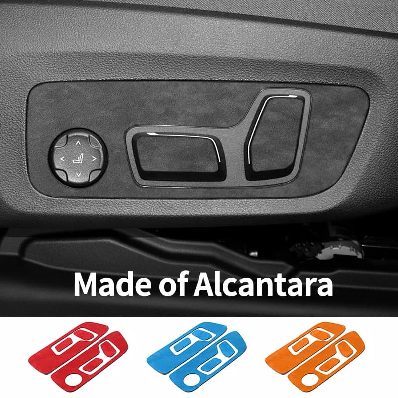For BMW X3 G45（2025-）Seat Side Control Panel Frame Trim Sticker Car Premium Interior Custom Tuning Accessori Made of Alcantara