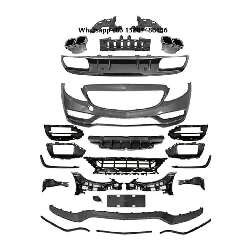 Car Body Kit Front and Rear Bumper Centre Grille Modifications Body Kit