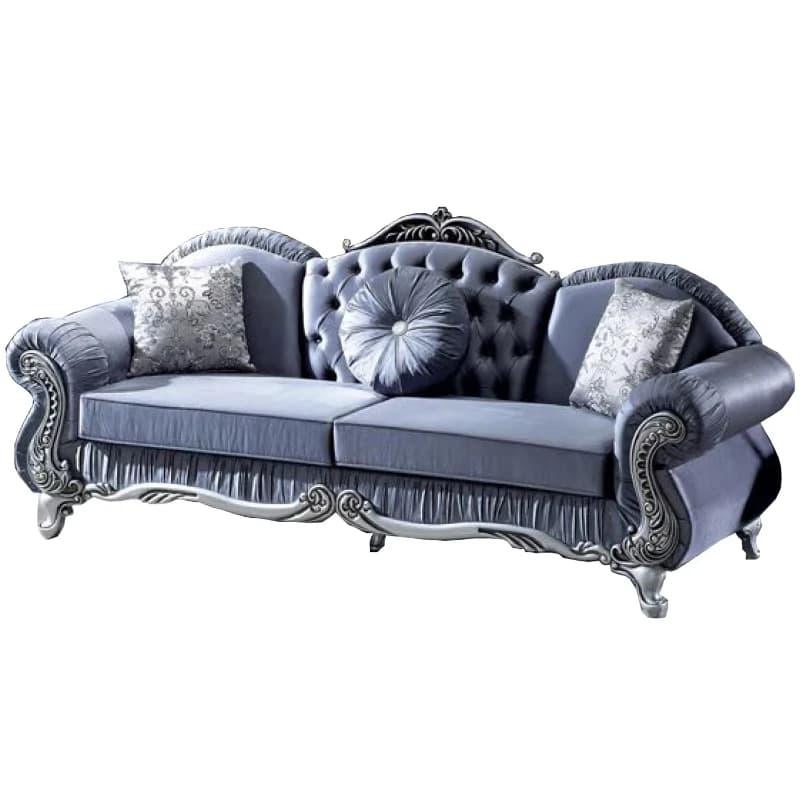 Super quality modern Turkish style living room sofa set, solid wood frame, tufted decoration, retractable, scalable