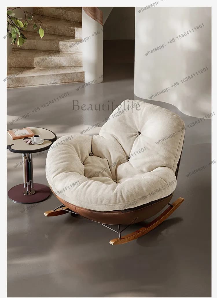 LD modern simple sleeping recliner balcony home living room rocking leisure chair