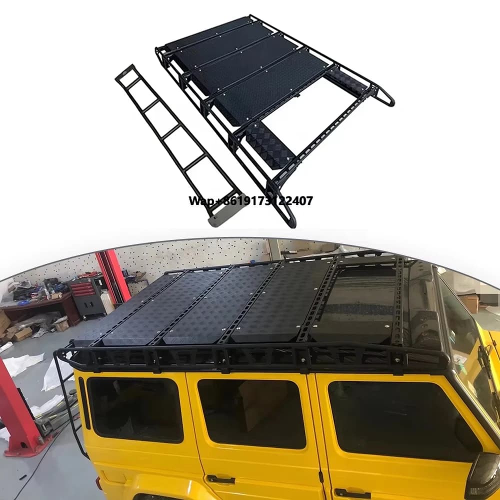 Luggage Rack Include Ladder with or Without Sky Light for G Class W464 W463A Car Accessories Stainless Steel