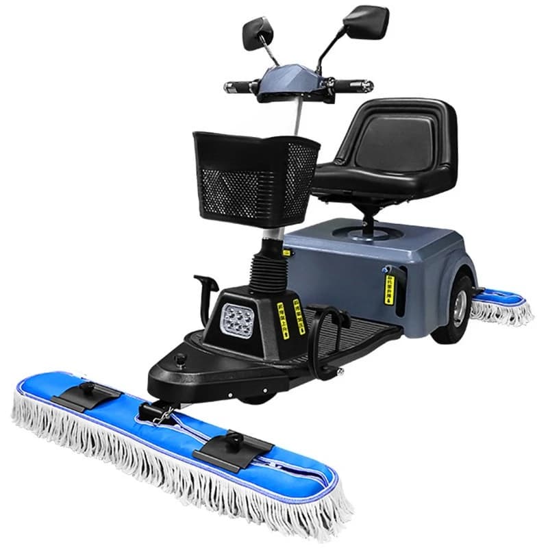 Ride-on dust trolleys, industrial workshop dust airports, commercial supermarkets, electric tractors