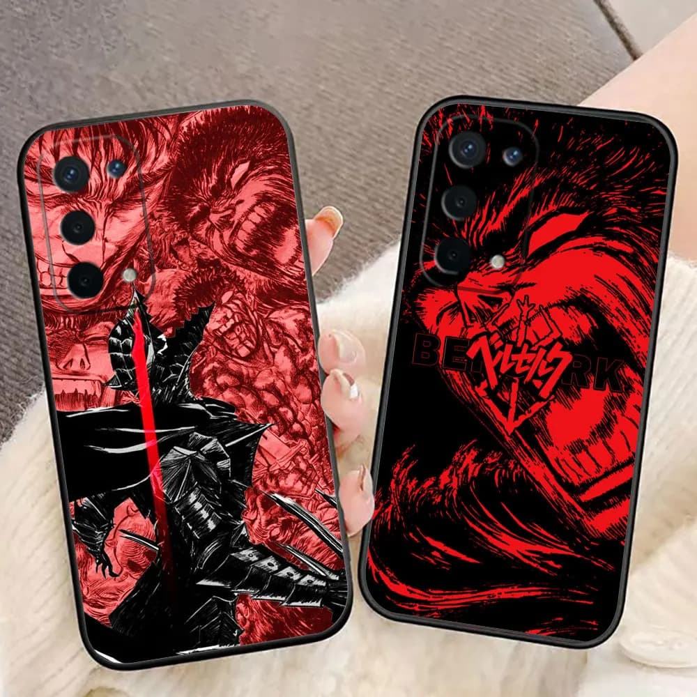 Anime b-Berserk g-Guts Badass Phone Case For OPPO A5X A6X A5 A6 A17 A38 A53 A54 A55 A57 A58 A60 A74 A78 A93 A94 A98 A72 Case