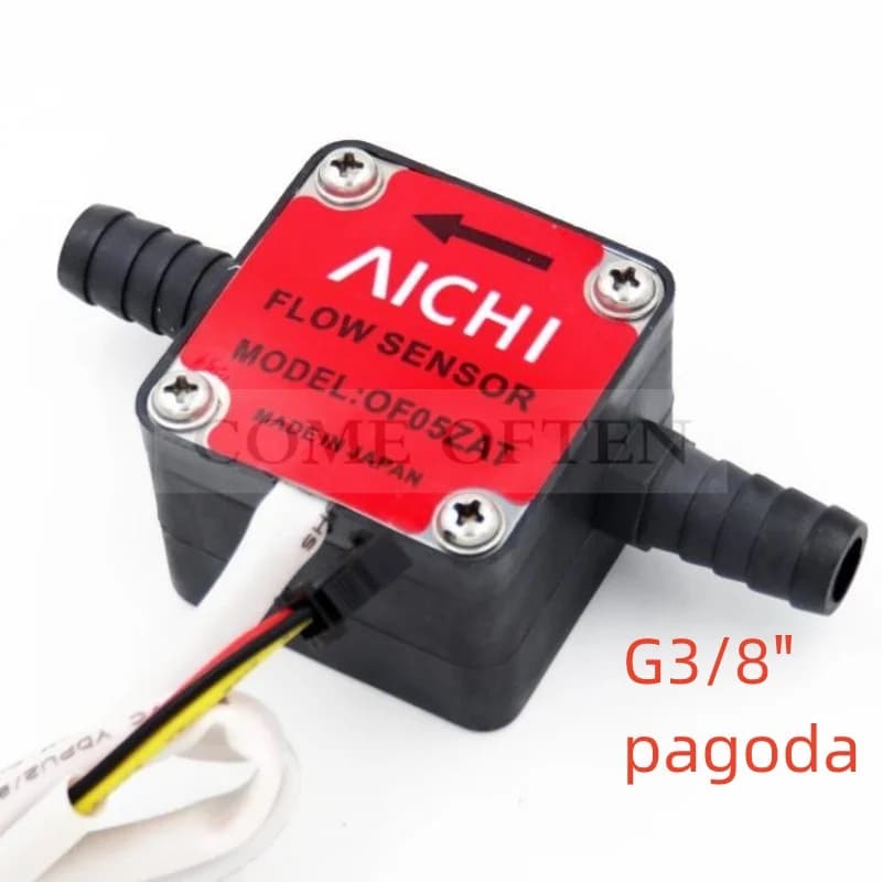 Gear Flowmeter OF05ZAT OF06ZAT Dishwashing Liquid High Viscosity Liquid Flow Sensor G1/2” G3/4” Hall Square 10L 1Mpa 5VDC