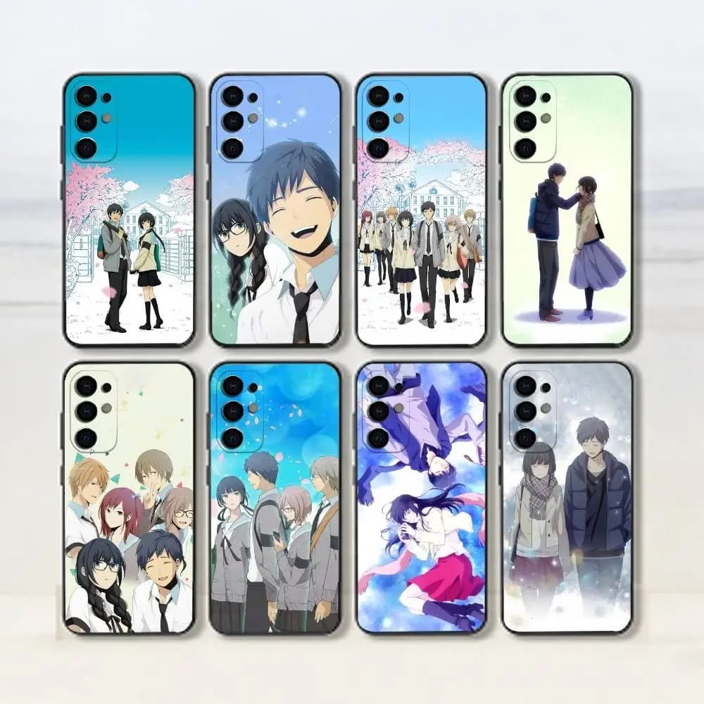 Arata Kaizaki-Chizuru Hishiro-Ry   Yoake-ReLIFE-17   Phone Case For Samsung S25,S24,S21,S22,S23,S30,Ultra,S20,Plus,Fe,Lite,Note,