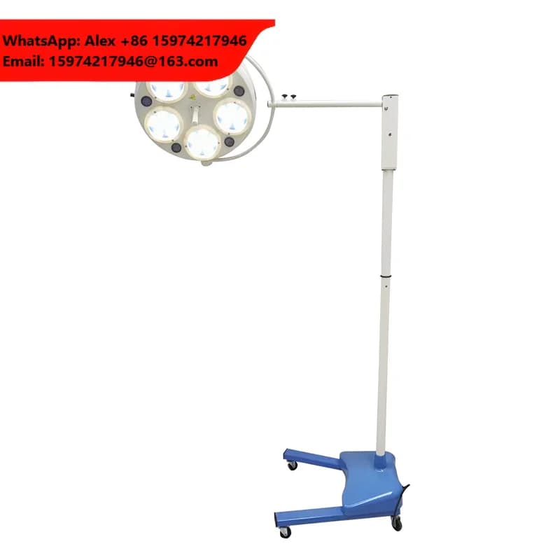 MN-EXM003 5 Holes Medical Equipment Mobile Type Examining Lamp Clinic Movable Operating Lamp
