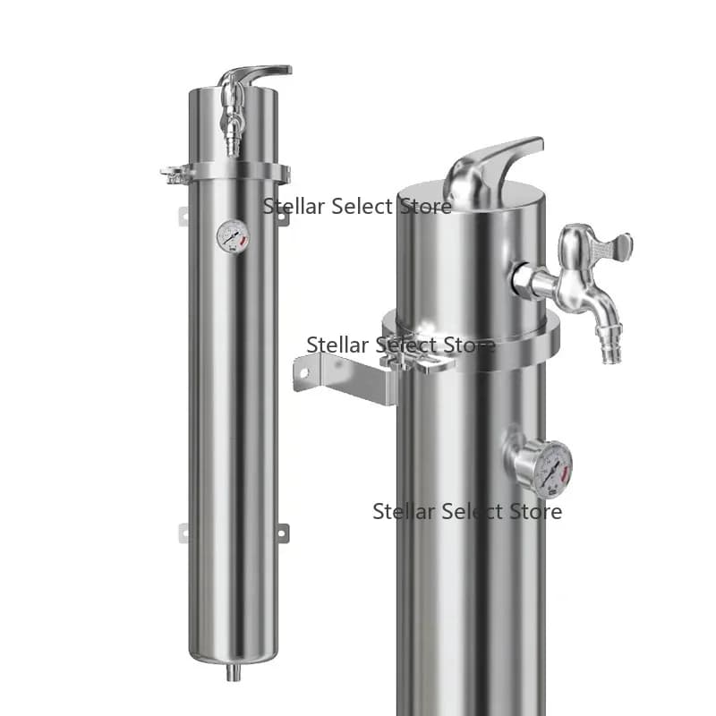 High Quality 3rd Stainless Steel Shell Ultra Filtration Membrane Water Filter System Home Outdoor Uf Water Purifier