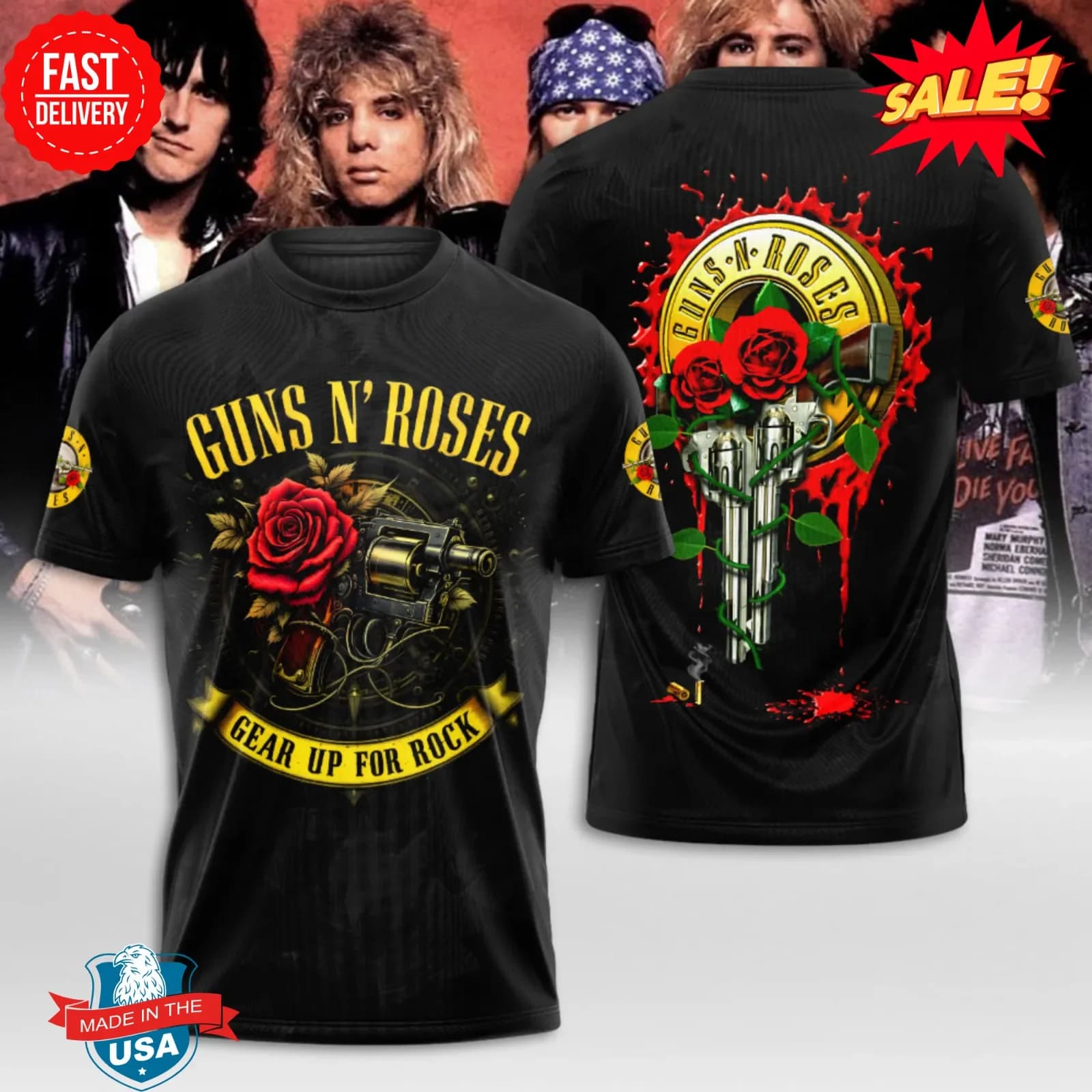 Funny 3D Roses Skull Print T Shirt For Men Hip Hop Rock Band Short Sleeve Tops Casual O-neck Loose Tees Summer Fashion Clothing