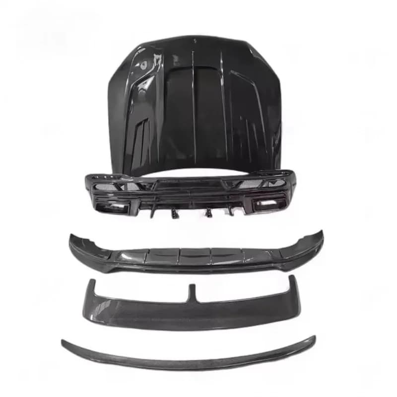 Premium Accessories GT53 Carbon Fiber Lip Bumper Front Shovel Accessory Kit Car Parts Conversion K Durable