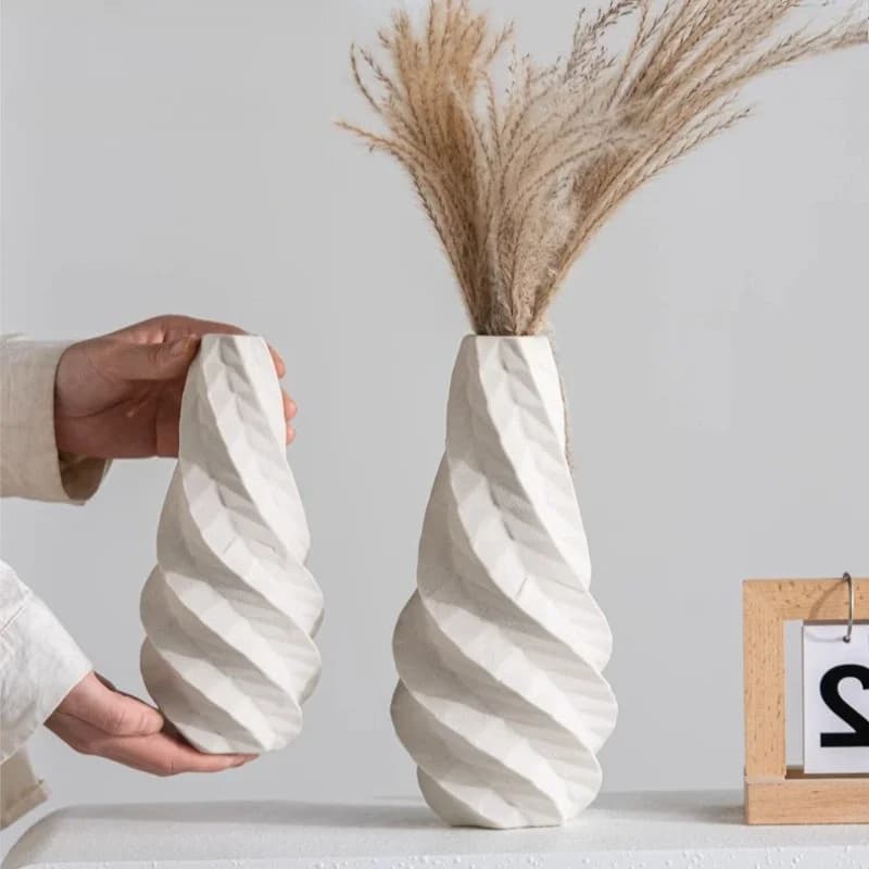Modern minimalist ceramic vase ornaments,hydroponic vase,living room foyer desktop decorative art vase,Nordic style home decor