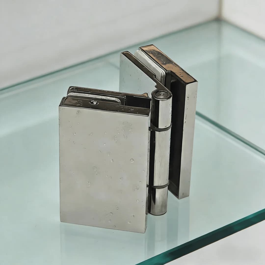 Frameless Shower Door Hardware Pivot Hinge SUS304 High Quality Shower Hinges for Bi-fold Shower Door
