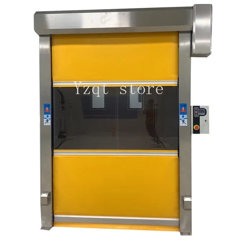 PVC fast rolling shutter door fast lifting multi-specification warehouse chemical logistics high safety