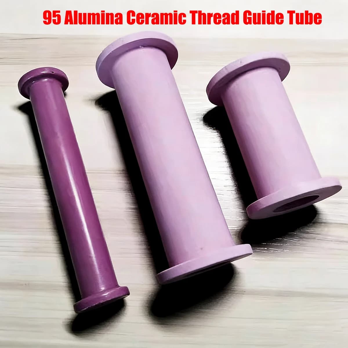 95 Alumina Ceramic Thread Guide Tube Textile Machine Ceramic Wire Pipe Wear Resistant Porcelain Tube