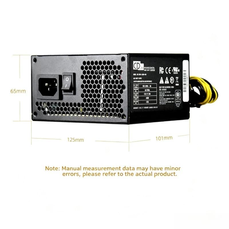 SFX Universal 400W 12V 34A DC Power Supply with Active PFC, For Graphics Card, Monitor, CCTV Centralized Power Supply