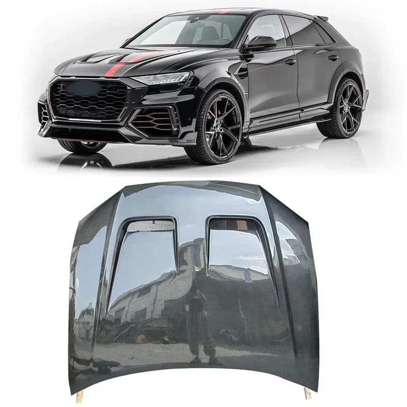 MSY Style Dry  Carbon Fiber Engine Cover for Audi SQ8 Q8