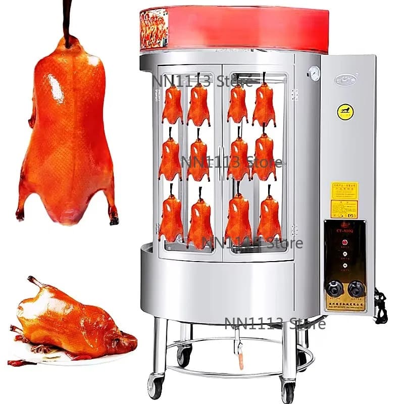 Commercial Automatic Charcoal Roast Duck Oven Electric Rotating Roast Chicken Oven Roast Fish Oven