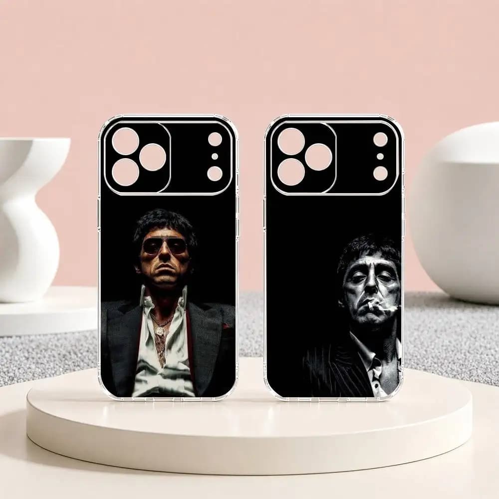 Hot movie Scarface gift  Phone Case Transparent Silicone Soft For iPhone 17 16 15 14 13 12 11 Mini Pro Max Plus