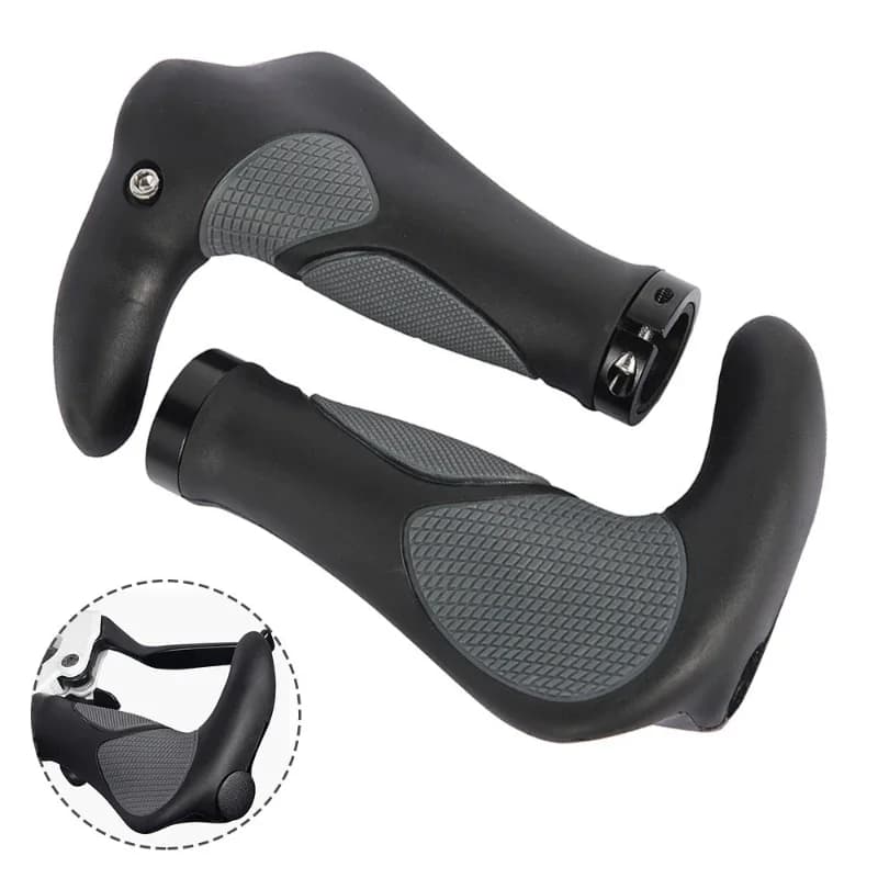 Bicycle handlebars, mountain bike grips, grips, rubber handles, grips, bicycle accessories