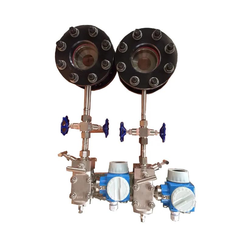 Accuracy Orifice Plate Flow Measurement Industrial Gas Velocity Flow Transmitter V Cone Flows Meter