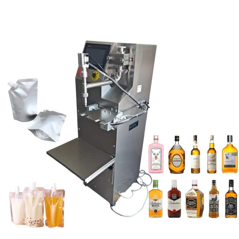 1.5 L Reusable Transparent Cream Honey Perfume Wine Purse Replacement Refill Bags Refill Bladders Semi-Auto Filling Machine