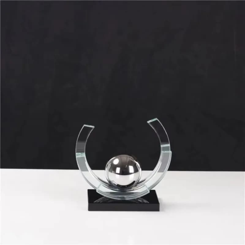 Metal Ball European Light  Fashion Simple Plexiglass Decoration Creative Home Decoration