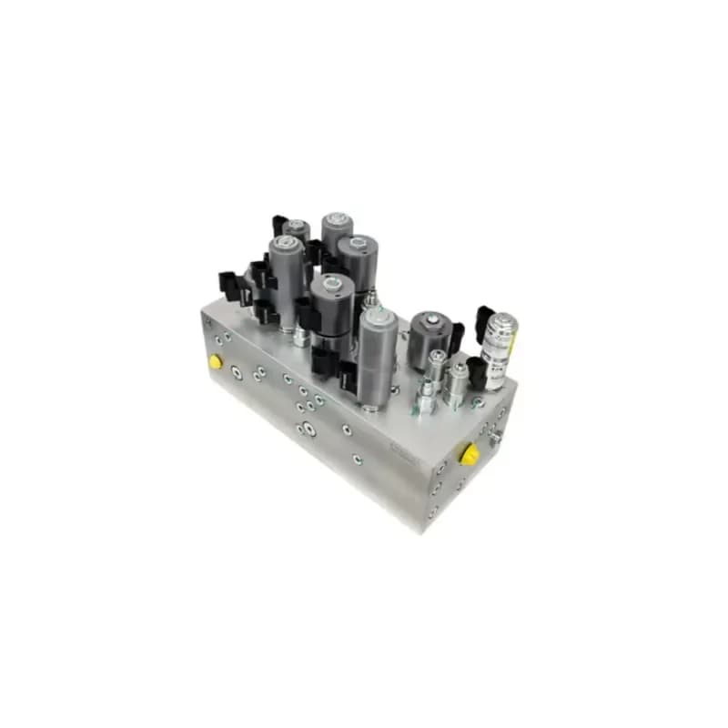 Custom Aluminum 6061 Hydraulic Manifolds with Valves for Mobile Machinery Hydraulic Control System Solutions