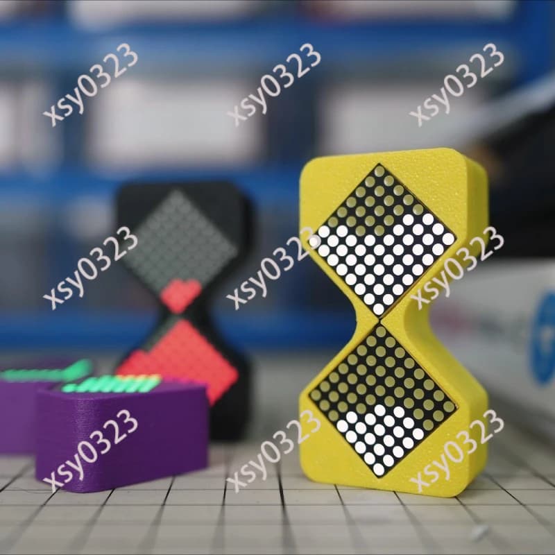 Cyber Electronic Hourglass, Gravity Induction Timer, Creative Desktop Ornament Stress Relief Gift