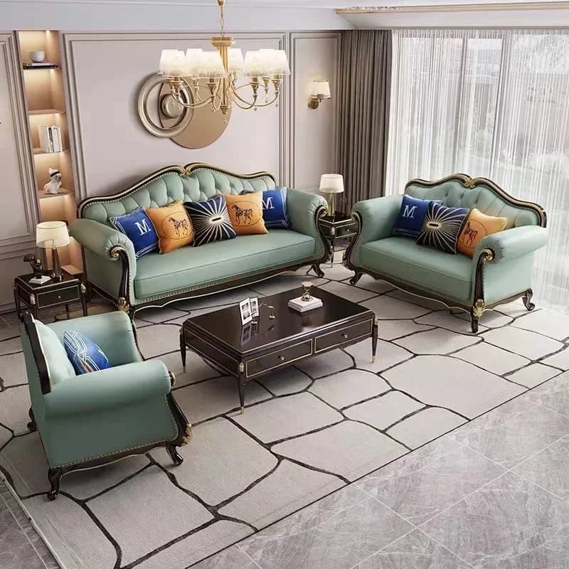 Ergonomic Luxury Living Room Sofa Genuine Leather Solid Living Room Sofa Princess Minimalist Service Muebles Unique Furniture