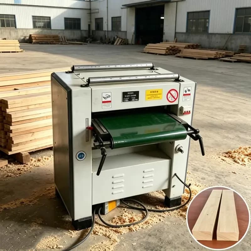CE Certification Hot Sale High-speed Single-sided Woodworking Planer Press Planer Woodworking Single Face Press Planer for