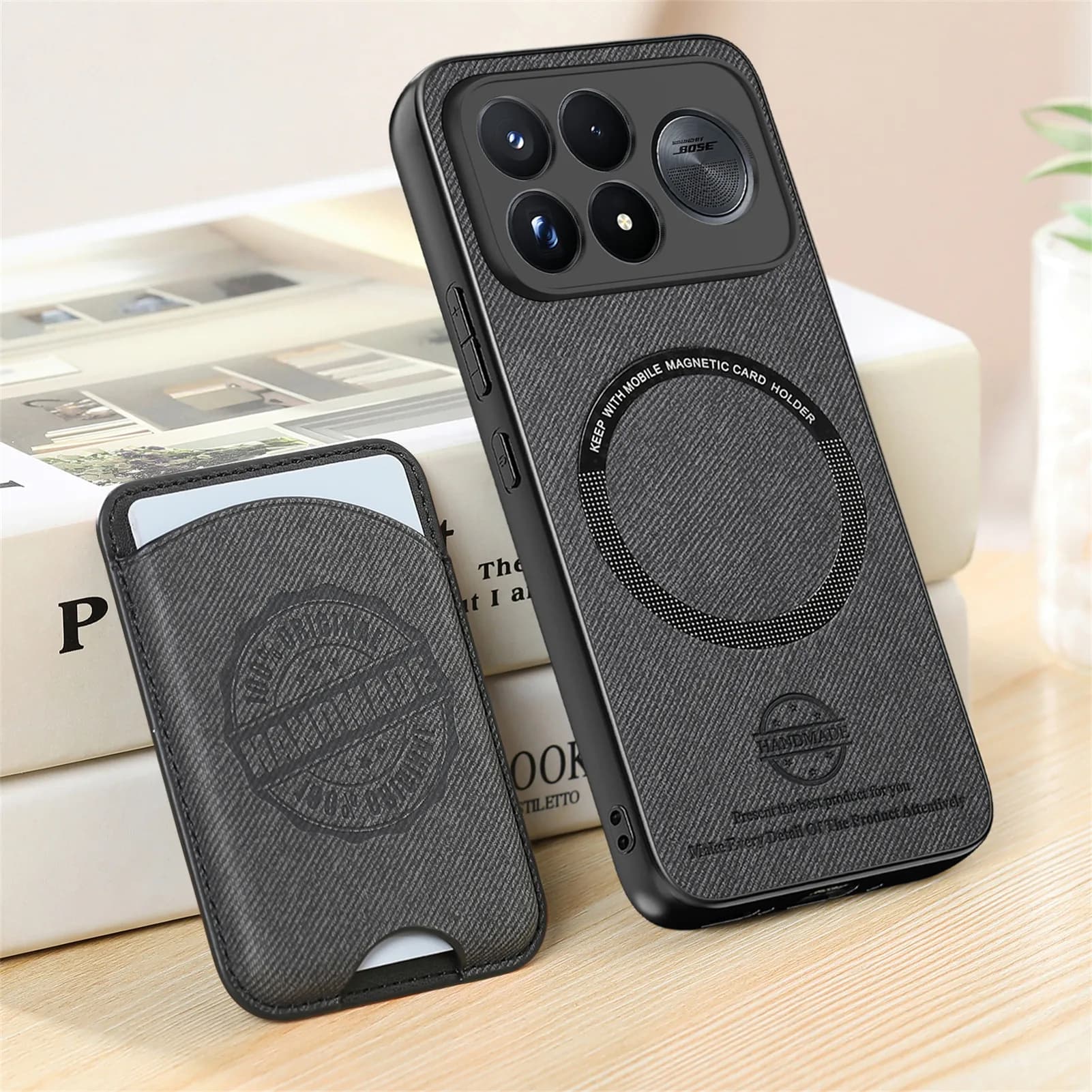 Luxury Magnetic Wallet Leather Card Slot Holder Case For POCO F9 Ultra POCO F9 Pro Shockproof Protection Back Cover Accessories