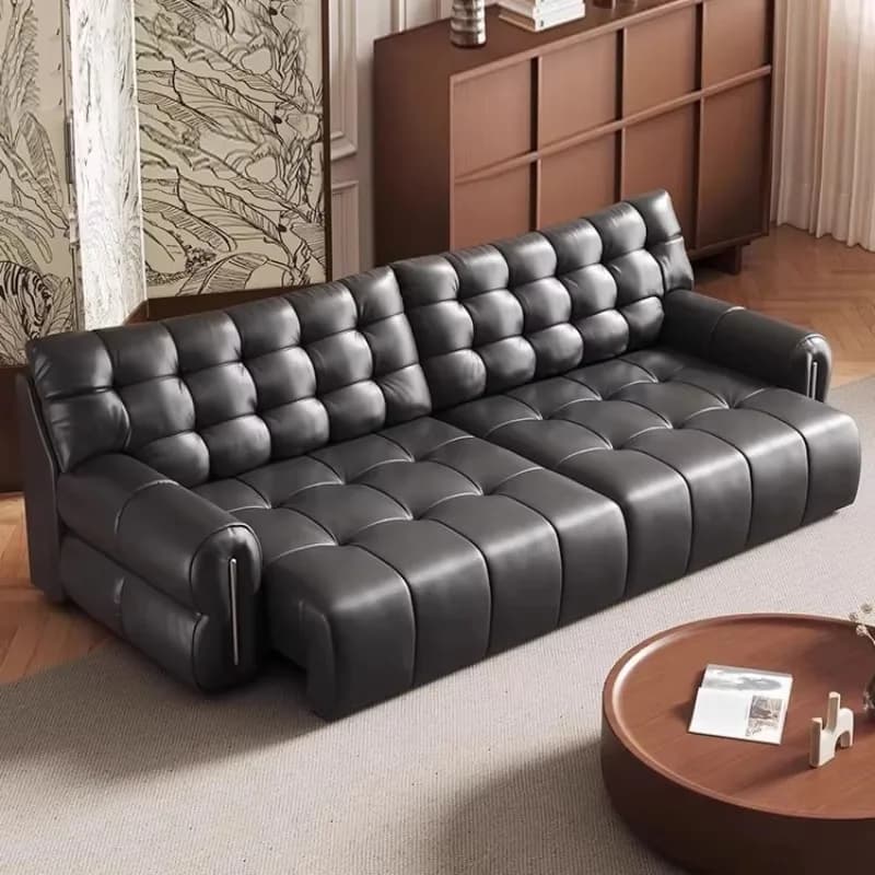 Nordic Wood Electric Recliner Sofa Designer Lazy Lounges Electric Recliner Sofa Modern Oversized Divano Soggiorno Furniture Home