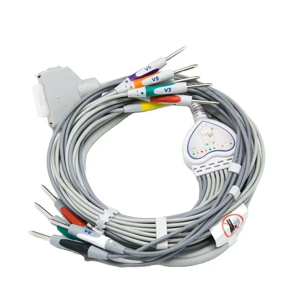 EKG Cable for FX-2111/FX-3010/FX-4010/FCP-2155 with 10 Leads Din 3.0mm