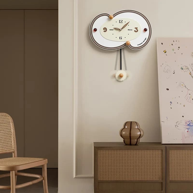 Zml art wall clock - creative home decor for living rooms - new & unique wall clock