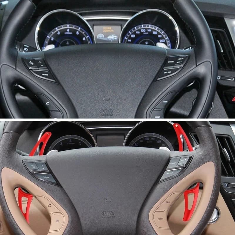 Car Steering Wheel Shift Paddle DSG Shifter Extension For Hyundai Sonata I45 YF Sonata 2011-2014  Aluminum Alloy Accessories