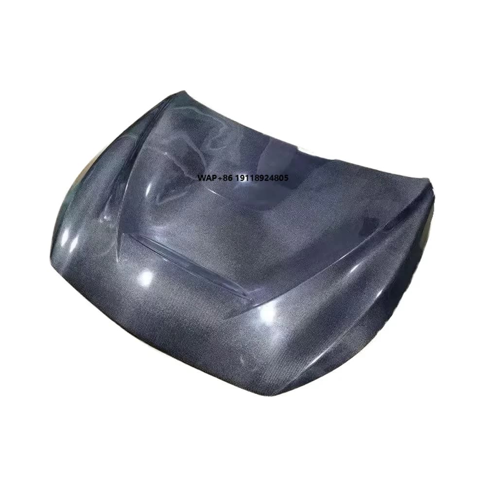 2014-2021  Q50 Real Carbon Fiber Front Hood Bonnet Cover New Condition with Included Clips
