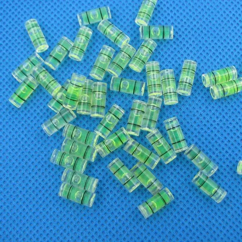 (500 Pieces/Lot) 5*12mm Plastic Level Bubble Vials Small Spirit Level Mini Bubble Level Measurement Instrument