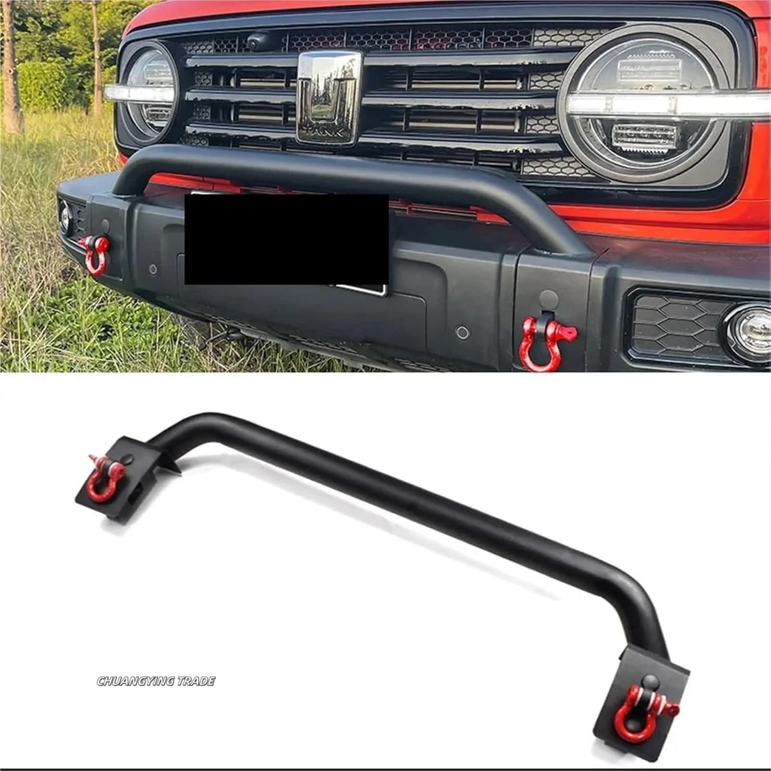 Compatible For Great Wall WEY Tank 300 2022 2023 Special Cowherd Front Bumper Collision Front Bumper Modification Car