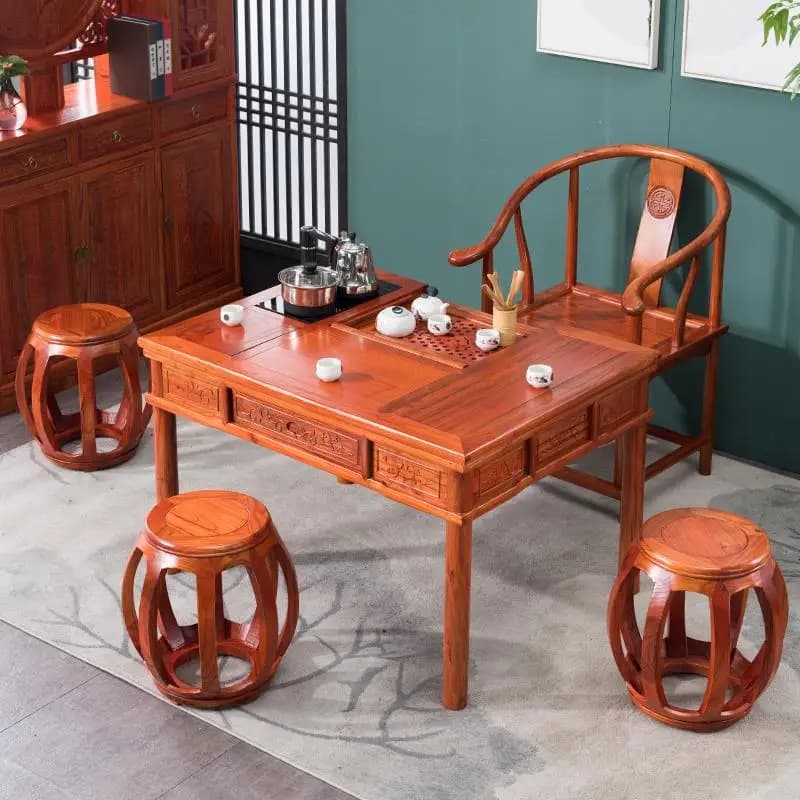 LH modern Chinese minimalist light luxury office tea table tea table small apartment